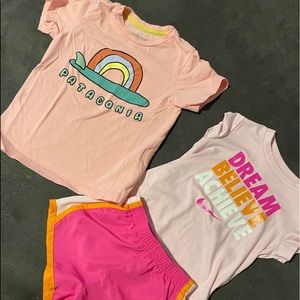 Nike set and Patagonia top- 2T